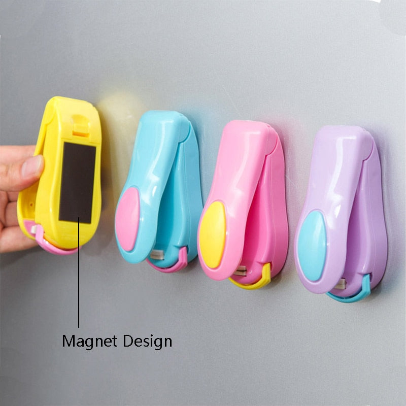 Kitchen Accessories Tools Mini Portable Food Clip Heat Sealing Machine Sealer Home Snack Bag Sealer Kitchen Utensils Gadget Item